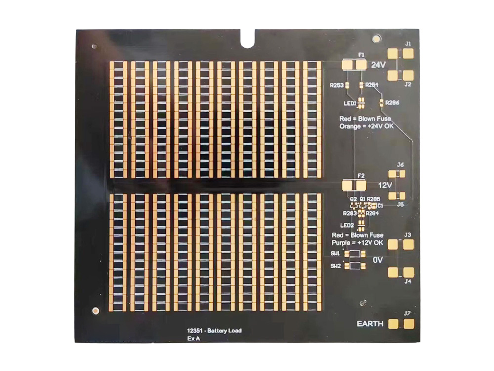 Aluminum PCB：Thick copper PCB：1-layers-AL 2W-2.4mm/2oz-ENIG